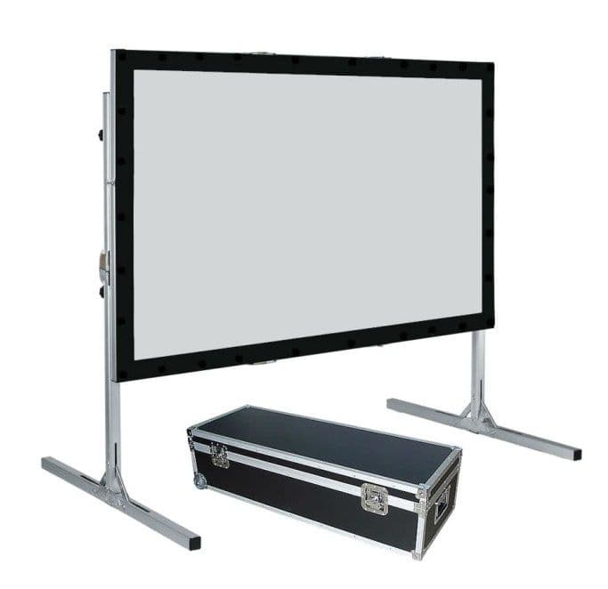 QMJM Fast-Fold Projector Screen 100″